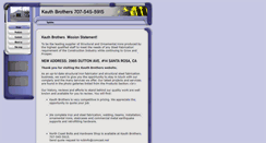 Desktop Screenshot of kauthbrothersinc.com